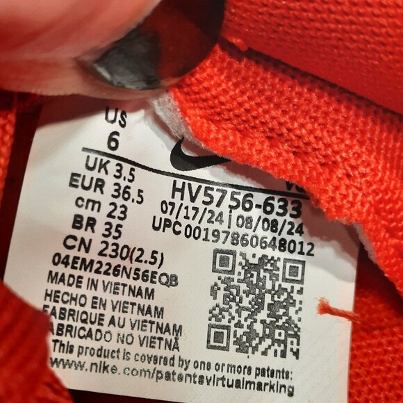 Nike Dunk Low SE Womens 6 Shoes Picante Red Dragon Valley Of Fire Sneakers NEW - Picture 11 of 11